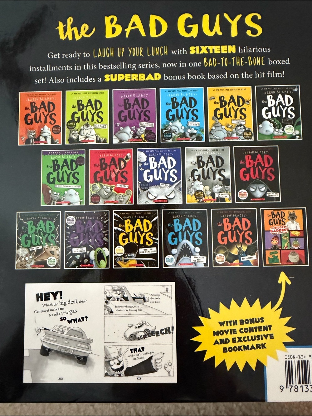 Bad Guys boxed book set - 16 books total